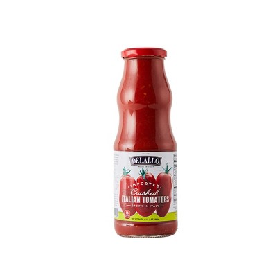 Delallo Crushed Italian Tomato - 6 pack, 24 oz