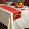 Unique Bargains Christmas Table Runner Nutcracker Soldier Polyester Red 71x14 Inch 1 Pc - 2 of 4