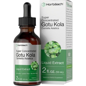 Horbaach Gotu Kola Liquid Extract | 2 fl oz - 1 of 3