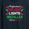 Men's - Instant Message - Holiday Lights Installer Christmas Long Sleeve Graphic T-Shirt - 2 of 4