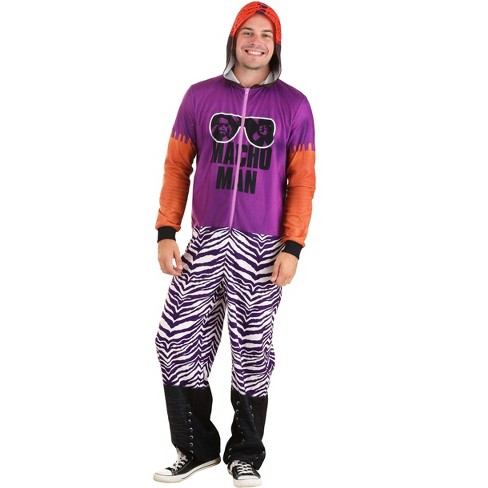 Halloweencostumes Small Men Macho Man Adult Union Suit