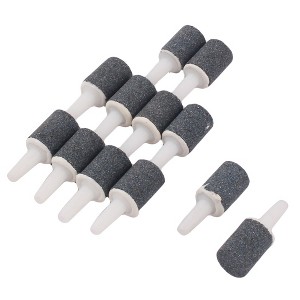 Unique Bargains Aquarium Tank Pump Decor Air Bubble Stone Aerator Distributor Gray White 12 Pcs - 1 of 3