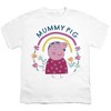 Boys' Short Sleeve Peppa Pig Mother's Day Mummy Pig Floral Rainbow T-Shirt - 2 of 4