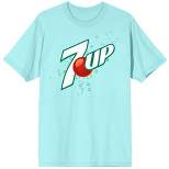 7UP Bubbles Logo Women's Celadon T-Shirt