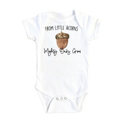 Mighty Acorn Oak - Baby Boy Girl Clothes Infant Onesie® Funny Cute Newborn GS1