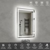JUJABU Bathroom Vanity Mirror with 3 Light Colors, Anti-Fog, Shatterproof, Waterproof - 3 of 4