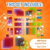 Strictly Briks Toy Building Block Starter Kit For Kids, Clear Colors, 1008 Pieces, 100% Compatible with All Major Brick Brands - 3 of 4