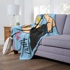 Cartoon Network Johnny Bravo Don'T Touch The Hair Silk Touch Throw Blanket 50x60 Inches - 2 of 4
