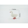 Collectible Wildlife Gifts | Duck, White, Pekin, Hand Painted, Rubber Bird, High Quality, Rubber, Realistic, Toy,  Model, Gift,   1"  CH520 BB158 - 2 of 4