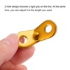 Unique Bargains Aluminum Rope Tensioner Tent Cord Adjuster for Camping Hiking Travel - 4 of 4