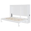TIRAMISUBEST Full/Queen Size Murphy Bed Wall Bed, Space Saving Foldable Murphy Cabinet Bed, No Box Spring Needed - 3 of 4