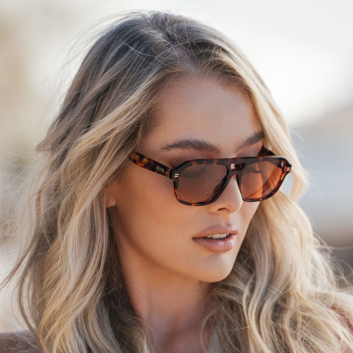 WMP Eyewear Womens Polarized Sleek Double Bridge Aviator Sunglasses - thumbnail 7