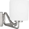 Progress Lighting Tobin 4-Light Bath Vanity in Brushed Nickel with Etched White Glass Shades - 2 of 4
