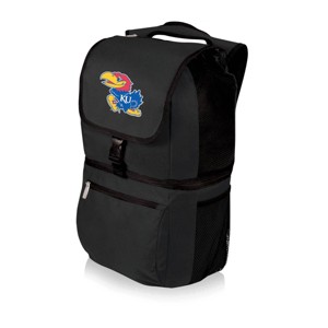 NCAA Kansas Jayhawks Zuma Backpack Cooler - Black - 1 of 3