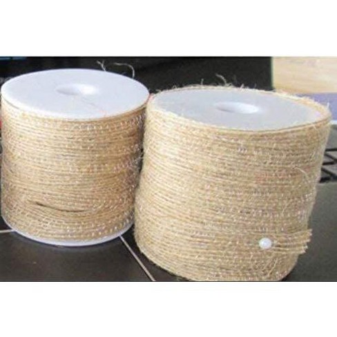 Natural Jute Burlap Fabric Roll for Bouquet Wrapping