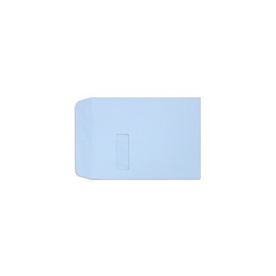 LUX Open End Open End Window Envelope 9" x 12" Baby Blue 500/Pack (LUX-1590-13-500)
