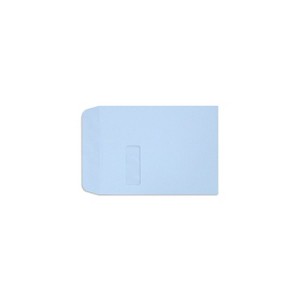 LUX Open End Open End Window Envelope 9" x 12" Baby Blue 500/Pack (LUX-1590-13-500) - 1 of 1