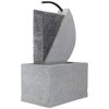 Northlight Modern Style Rainfall Outdoor Water Fountain - 20" - Gray - 3 of 4