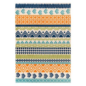 World Rug Gallery Ronda Contemporary Bohemian Indoor/Outdoor Area Rug - 1 of 4