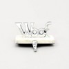 TopComfy Decorative Object Marble and Shiny Polish Woof Stocking Holder Stylish Accent for Holiday Decor, Silver, 3.5"*5.5"*4.5" - 4 of 4