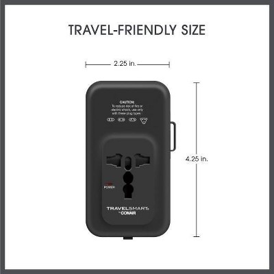 Travel Smart Does-It-All Adapter with Cables &#38; USB-A &#38; C Ports