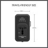 Travel Smart Does-It-All Adapter with Cables & USB-A & C Ports - image 3 of 4