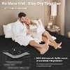 Catalonia Reversible Waterproof Bed Fleece Blanket, Large Super Soft Fuzzy Plush Fleece Blanket for Bed Couch Sofa Cover Furniture Mattress Protector - 2 of 4