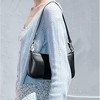 Shoulder Bag Retro Vegan Leather Classic Tote HandBags Purses with Zipper Closure - 3 of 4