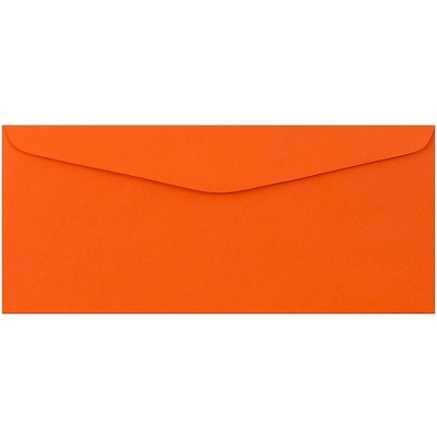 JAM Paper #9 Business Colored Envelopes 3.875 x 8.875 Orange Recycled 1532899