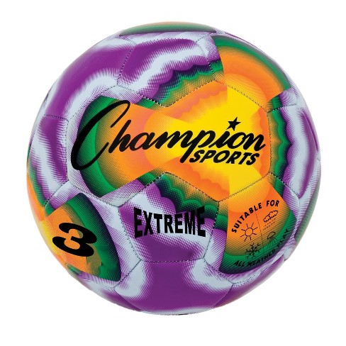 4 Sizes 3 Champion Sports Extreme Series Composite Soccer Ball 5 in Multiple Colors 