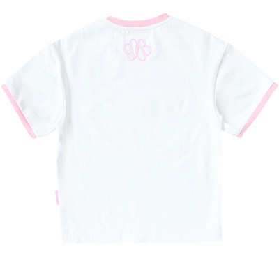 Bits & Bows Kids Girls' Golf Crewneck T-Shirt, White 5/6 — фото 2