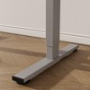 MaseiKar Electric Standing Desk Adjustable Height Desk Home Office Computer Workstation Sit Stand up Desk, 48 x 24 inches (Grey Frame + Maple Top) - 4 of 4