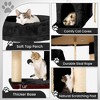 Modern Multicoloured 600GSM Soft Plush Cat Tree Pet Tower with Top Perch and Hanging Ball - 4 of 4