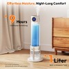 Etust 2-in-1 Tower Heater with Humidifier, Ceramic Oscillating Space Heater with Thermostat & Timer, Portable Electric Heater for Bedroom 29.5” - 3 of 4