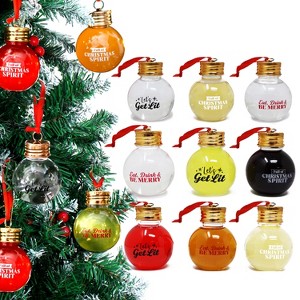 Joyfy Christmas Ornaments,  9 Pcs Christmas Tree Ornaments Set, Christmas Tree Decoration, Fillable Xmas Ornaments Decor - 1 of 4
