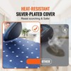 VEVOR Ironing Board with Bottom Storage Tray, Thickened 4 Layers Iron Board with Heat Resistant Cover and 100% Cotton Cover, 10 Adjustable Heights - 3 of 4