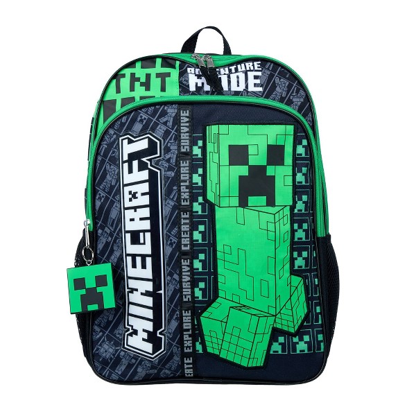 Mochila para niños de 16" de Minecraft - negra 7