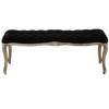 NicBex Modern 46.5" Bedroom Bench Velvet Accent Stools with Button Tufted and Curved Legs for Bedroom and Entryway - 3 of 3