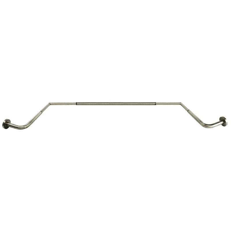 Versailles Home Fashions 43&#34;-78&#34; Bay Window Curtain Rod - Brushed Nickel, 2 of 5