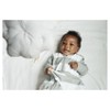 Burt's Bees Baby® Beekeeper™ Wearable Blanket Organic Cotton - Rugby Stripes - Gray - 4 of 4