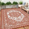 Patio Outdoor Rug, Waterproof Reversible Plastic Straw Rugs, Outside Carpet RV Mat for Patio Camp Balcony Deck Picnic - 2 of 4