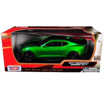 2017 Chevrolet Camaro ZL1 Metallic Green 1/24 Diecast Car Model by Motormax