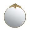 Grungis Arched Wall Mirrors with Metal Frame,Decorative Dressing Wall-Mounted Decor Mirror for Bathroom,Living Room - 4 of 4