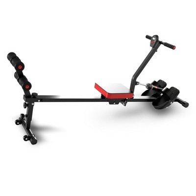 Sevobal Treadmills Rowing Machine for Home Adjustable 8 Speed Booster, Home Exercise Gym Squat Trainer Machine for Burn Fat, Black, 25"*15.7"*60"