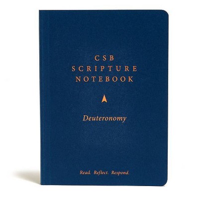 CSB Scripture Notebook, Deuteronomy - by  Csb Bibles by Holman (Paperback)