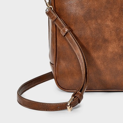 Universal Thread Sport Cord Medium Satchel HandBag - Universal Thread™ Brown — фото 5
