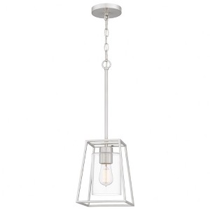 Quoizel Lighting Prescott 1 - Light Pendant in  Brushed Nickel - 1 of 4