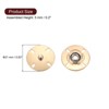 Unique Bargains Alloy Invisible Durable High Hardness Buckle Fasteners Press Studs Buttons 5 Pcs - 2 of 4