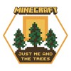 Girls Minecraft Just Me And The Trees T Shirt - 2 of 4