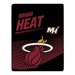 Sweet Home Collection NBA Miami Heat Microfiber Plush Throw Blanket - 1 of 4
